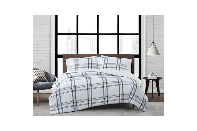 London Fog Kent Plaid Twin Xl Comforter, Blue Twin Xl Bed Set