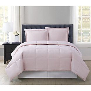 Truly Soft Everyday Reversible 2-Piece Twin XL Comforter Set, Blush, rollover