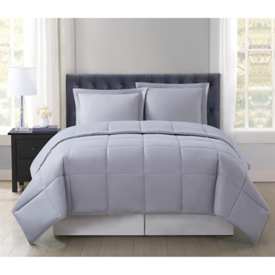 Truly Soft Everyday Reversible 2-Piece Twin XL Comforter Set, Gray, large