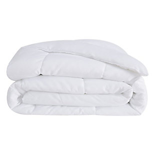 London Fog Embossed Dot Seersucker Twin/Twin XL Down Alternative Comforter, White, large