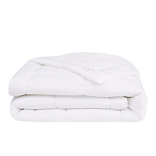 London Fog Super Soft Twin Down Alternative Comforter, White, large