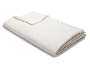 Healthy Sleep Ultra-Tech Tencel California King Blanket, White, rollover