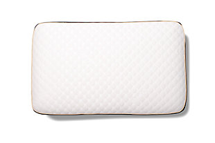 Healthy Sleep Therma-Tech Copper Low Profile King Pillow, White, rollover