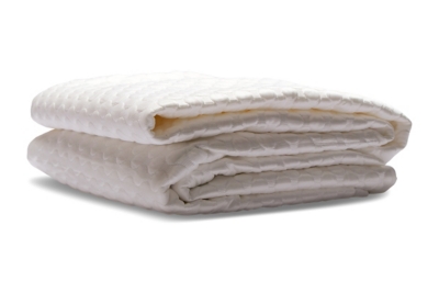 Healthy Sleep Recover and Soothe Twin Mattress Protector, White, large