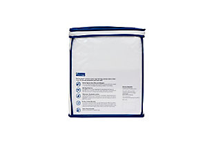 Healthy Sleep Premium Twin XL Encasement, White, rollover