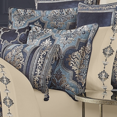 Albany Jacobean Damask Comforter Set Luxury Bedding by J Queen New York