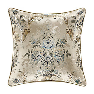 J. Queen New York Jacqueline 18" Square Decorative Throw Pillow, , large