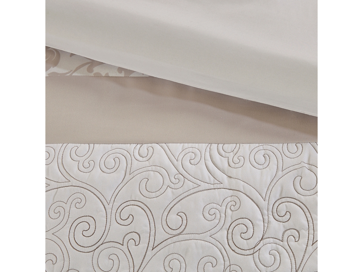 Casey Embroidered 8 Piece Queen Comforter Set | Ashley