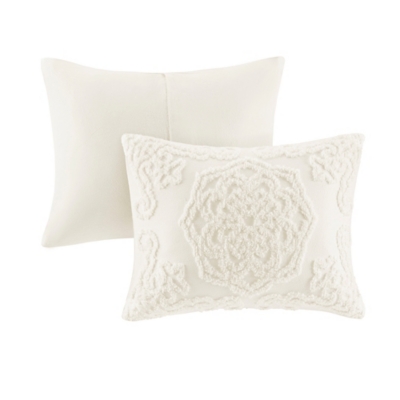 JLA Home Laetitia Medallion Comforter Set, Ivory, rollover