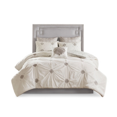 JLA Home Viola Comforter Set, Ivory, rollover