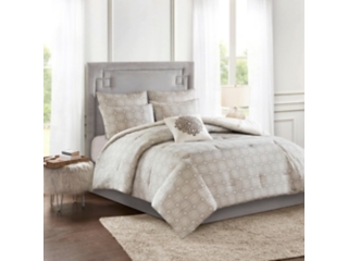 Alicia 6 Piece Reversible King/California King Comforter Set