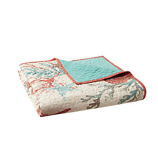 JLA Home Bayside 50x70" Oversized Cotton Quilted Throw, , large