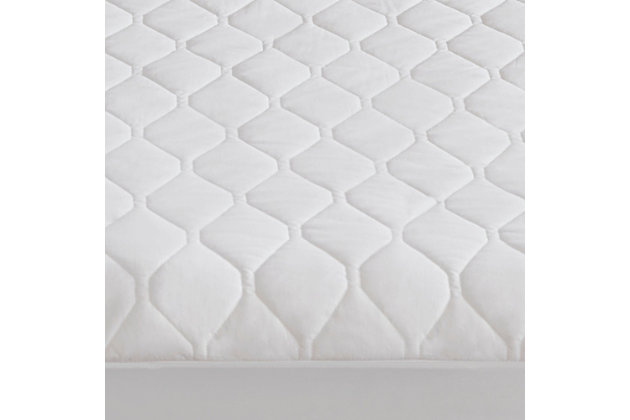 Our Beautyrest heated mattress pad contains Secure Comfort technology, which is designed to virtually eliminate Electromagnetic Field emissions. The soft flexible wires and quilted top ensure your comfort. The fitted skirt is designed to create a perfect fit and fits up to a 18" mattress. Our heated mattress pad is machine washable, with a 10 hour auto shut off, and 5 setting temperature control. Twin, Twin XL, and Full size have one controller, Queen, King , and Cal King size have 2 controllers. Includes manufacturer's 5-year warranty.Imported | Eliminates electromagnetic field emissions | Soft flexible wires | Quilted top | Fit mattresses up to 18" in height | 10 hour auto shut off | 5 temperature settings | Controller works with smart home outlets and automatic timers, 1 for Twin and full size, 2 for queen and king size | Machine washable | Includes manufacturer's 5-year warranty
