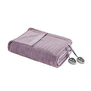 Beautyrest Queen Heated Blanket, Lavender, large