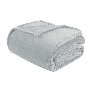 The Intelligent Design microlight plush oversized blanket brings both comfort and style to your bed. The irresistibly soft and lofty blanket is light enough to be used during even the warmest summer months and is perfect as a layering piece during the coldest of winters.Made of polyester | Oversized  | Machine washable | Imported