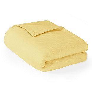 Madison Park Liquid Cotton Twin Blanket, Yellow, large