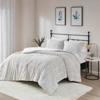 Madison Park Adelyn Twin/Twin XL Ultra Plush Down Alternative Comforter Set, Ivory, large