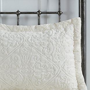 Add warmth and comfort to your bed with the Ultra Plush Comforter Set. The plush faux fur is incredibly soft and features a beautiful medallion design for added texture and dimension. The set includes 1 sham for Twin/Twin XL size and 2 shams for Full/Queen and King size. It's machine washable for easy care.Imported | Warm and cozy plush comforter set | Medallion Design Faux Fur | Set includes comforter and 2 shams (1 in Twin/Twin XL) | Ultra soft for cozy nights sleep | Machine washable for easy care