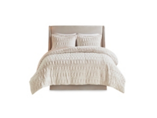 Margot Back Print Long Fur Twin/Twin XL Comforter Mini Set