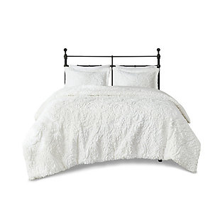 Madison Park Twin/Twin XL Ultra Plush Comforter Mini Set, Ivory, large