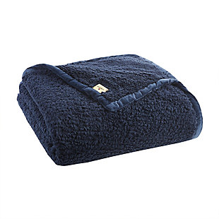 Stay warm through the night with the Woolrich Burlington Berber Blanket. The cozy soft berber blanket features a rich solid hue with a velvet binding to create a stylish transitional look. Machine washable for easy care, this irresistibly soft blanket is the perfect addition to layer on your bed for extra warmth and comfort.Made of polyester | Machine washable | Imported