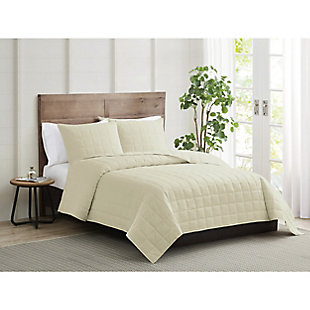 Have a Truly Calm sleep with this certified anti-microbial and odor control solid color collection. Face cloth is a brushed, 180 thread count, 100% cotton woven fabric with Dupont SILVADUR antimicrobial treatment to keep your bed fresh and clean and a special cooling finish that wicks moisture away from your body for temperature control.Silvadur anti-microbial and cooling treatment | 100% cotton face and back | Machine washable | Imported