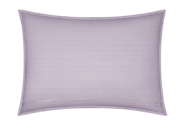 The Caspian quilt set offers a tonal touch of dusky lavender to reshape your space into a relaxing retreat. The medium-weight quilt is great on its own or layered and is constructed with box quilting, using a thick running stitch in coordinating grey yarns, which is inspired by the Kantha technique. The 100% cotton fabric has a very soft linen-like hand which gets softer over time, making it a timeless addition to your home decor. The included shams are quilted with matching stitching to complete this soothing ensemble.Set includes: quilt and pillow sham | Made of 100% cotton | Soft polyfill | Machine washable or spot clean | Imported