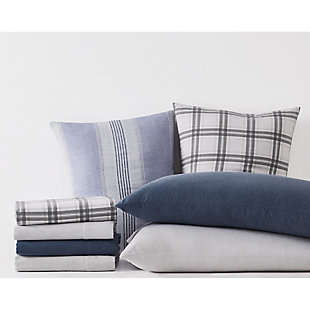 These soft flannel sheets will keep you warm and comfortable, reminding you of your favorite flannel shirt on a crisp fall or winter night. Solid colors allow this set to coordinate with a variety of bedroom themes.Set includes pillowcase, flat sheet and fitted sheet with 13" pocket to fit up to a 15" deep mattress | Made of 100% cotton | Machine-washable; wash in appropriate size equipment to avoid damage | Imported