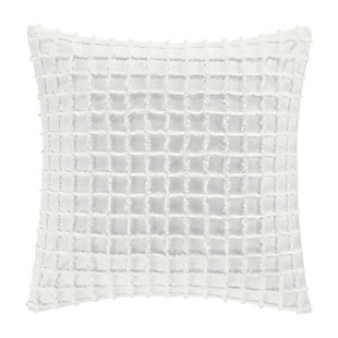 Oscar Oliver Cameron 20" Square Decorative Throw Pillow, White, large