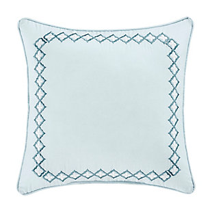 J by J.Queen New York Mikayla 16" Square Embellished Decorative Throw Pillow, , large