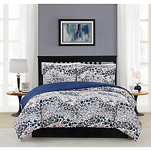 Cannon Chelsea Twin/Twin XL 2 Piece Comforter Set, Blue Multi, rollover