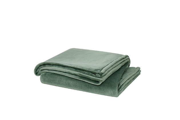 Stay snug and cozy all year round with Cannon's Solid Plush blankets. Made with 280 grams per square meter of the finest microfiber fabric, these blankets are guaranteed to be the new favorite item in your home. The Solid Plush Blankets are also offered in a variety of colors to help compliment your bedroom, living room, or any area of your home where comfort is required.Face and back is 100% polyester with a weight of 280 grams per square meter. | Imported | Soft and cozy | 280 GSM plush fabric | Machine washable