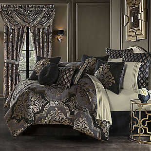 J.Queen New York Savoy 4 Piece Comforter Set, , large