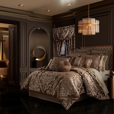 J. Queen New York Surano Copper King 4Pc. Comforter Set, Copper, large