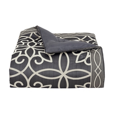 J. Queen New York Deco Charcoal King 4Pc. Comforter Set, Charcoal, rollover