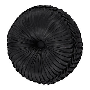 J. Queen New York Melina Tufted Round Decorative Throw Pillow, , rollover