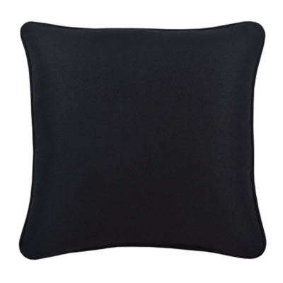 Stefania 18 Square Decorative Throw Pillow Black by Five Queens Court