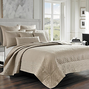 J. Queen New York Lyndon King/Cal King Coverlet, Pearl, large