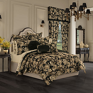 Royal Court Montecito king/Cal-king 3-piece quilt set, Black, rollover