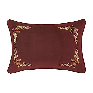 Royal Court Montecito red boudoir decorative throw pillow, , rollover