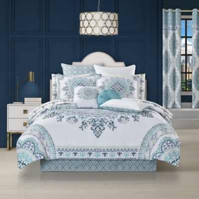 Royal Court Afton Comforter Set, Blue