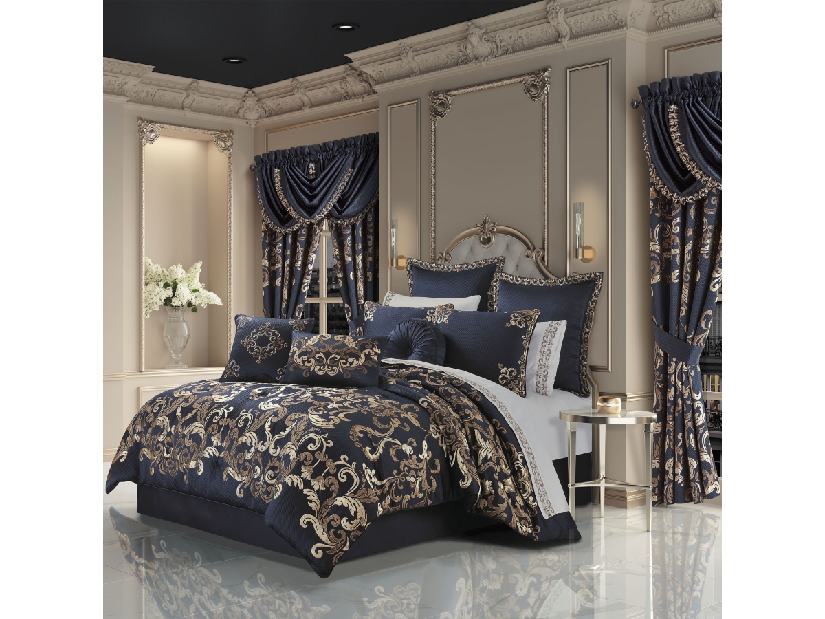 J. Queen New York Caruso 4 Piece California King Comforter Set, image size:1200x900