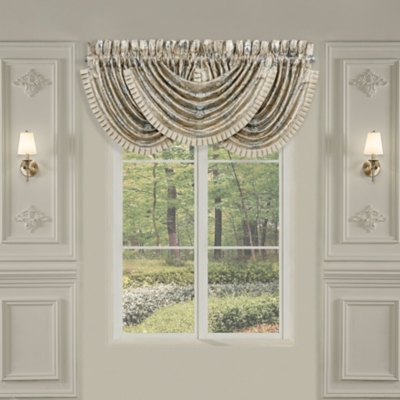 J.Queen New York New York Jacqueline Window Waterfall Valance, , rollover