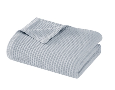 Heritage Cotton Waffle King Blanket Ashley