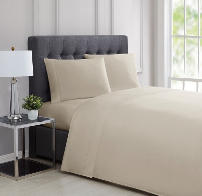 Charisma 310 Thread Count Sheet Set, Almond Milk, large
