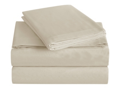 Charisma 310 Thread Count Sheet Set, Almond Milk, rollover