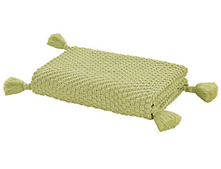 Piper & Wright Millie Throw, Green, large