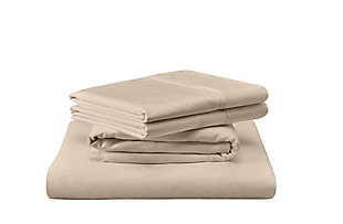 TEMPUR-Luxe Egyptian Cotton Sheet Set- Full, Sandstone, large