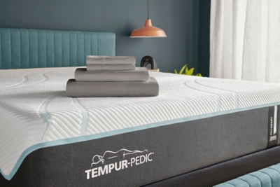 TEMPUR-ProAir&trade; Sheet Set- Twin, Cool Gray, rollover