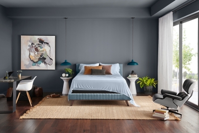 TEMPUR-Rayon from Bamboo Sheet Set- California King, Sleepy Blue, large